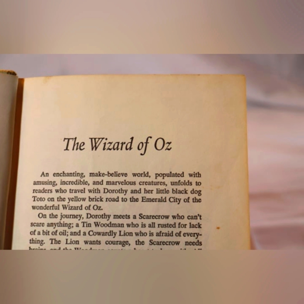 Vintage 1963 2-in-1 The Wizard of Oz & The Jungle Book Kids Companion Li… - Picture 8 of 12